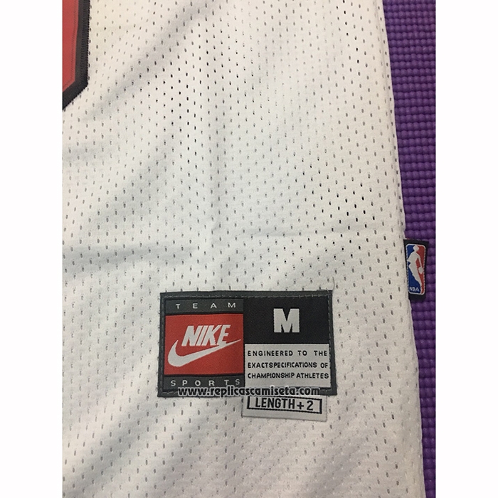 Camiseta Chicago Bulls Michael Jordan #23 Retro Blanco